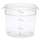 Cambro Camwear 6 qt. Polycarbonate Clear Container RFSCW6135 - alternate 2